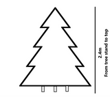 Kampala Christmas Tree: 2.4m