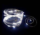 Silver Wire Light: 5m Pure White