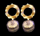 Silver Wire Tea Lights: 2m Warm White  | Twinpack