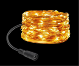 Copper Wire Light: 12m Warm White