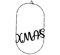 Metal frame: Xmas | 41.5cm(L) x 23cm(W)