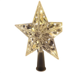 Tree topper: 18cm(L) x 15cm(W) | Star | Warm White