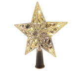 Tree topper: 18cm(L) x 15cm(W) | Star | Warm White