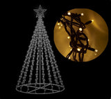 Fairy Light Tree: Warm White with Warm White Star