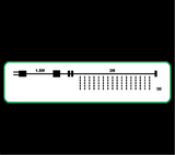 Curtain Light: 3m x 1m Pure White