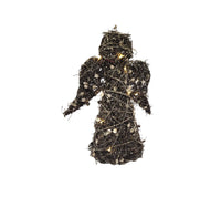 Rattan: 42cm (L) x 24cm (W) | Warm White | Angel