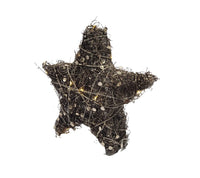 Rattan: 31cm (L) x 9cm (W) | Warm White | Star