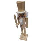 Nutcracker: 38cm | Natural | Holding Sword