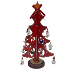 Tree with variety of small Trinkets: 25cm | Red