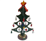 Tree with variety of small Trinkets: 25cm | Green