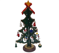 Tree with variety of small Trinkets: 25cm | Green