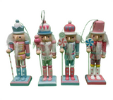 Nutcracker: 13cm | Pink & Blue Pastel colours | 4 units per box