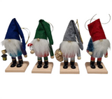 Nutcracker: 13cm | Green, Red, Blue & Silver | Gnomes | 4 units per box