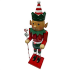 Nutcracker: 36cm | Red & Green | Elf