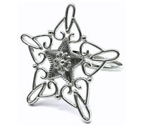 Napkin ring: Silver Star