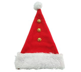 Santa Hat: 47cm (L) x 29cm (W) Red hat with bells