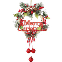 Wreath: 60cm(L) x 34cm(W) | Merry Christmas