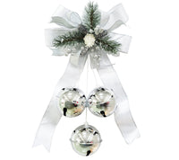 Bells: Silver bells with White bow