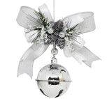 Bell: Silver bell with White bow