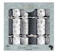 Crackers: 6x Metallic Silver