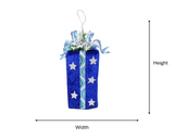 Gift box: 16cm(L) x 8cm(W) | Blue