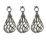 Sequin Bulb: 15cm | Silver