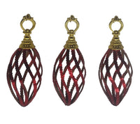 Sequin Drop: 17cm | Red