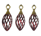 Sequin Drop: 17cm | Red