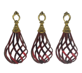 Sequin Bulb: 15cm | Red