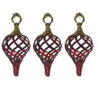 Sequin teardrop: 15cm | Red