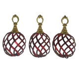 Sequin Ball: 14cm(D) | Red