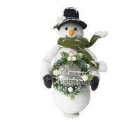 Snowman: 43cm(H) x 15cm(W) | White