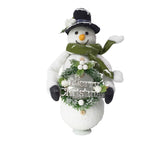 Snowman: 43cm(H) x 15cm(W) | White