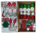 Baubles: Variety Set | Red & Silver & Green