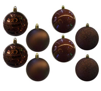 Baubles PVC: 6cm | Dark Brown