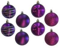 Baubles PVC: 6cm | Purple
