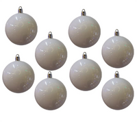 Bauble PVC: 8cm | White