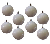 Bauble PVC: 8cm | White