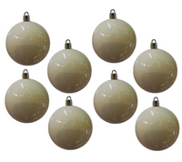 Baubles PVC: 8cm | Beige