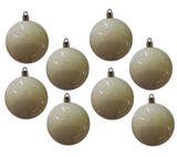 Baubles PVC: 8cm | Beige