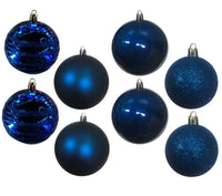 Baubles PVC: 8cm | Dark Blue