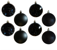 Baubles PVC: 8cm | Black