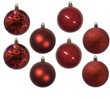 Baubles PVC: 8cm | Red