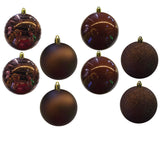 Baubles PVC: 8cm | Dark Brown