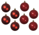 Baubles PVC: 8cm | Red