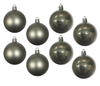 Baubles PVC: 8cm | Silver