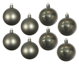 Baubles PVC: 8cm | Silver