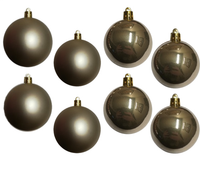 Baubles PVC: 8cm | Champagne