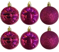 Baubles PVC: 10cm | Cerise Pink