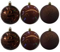Baubles PVC: 10cm | Dark Brown